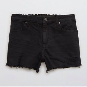 Aerie Daydream Denim Short Medium Black